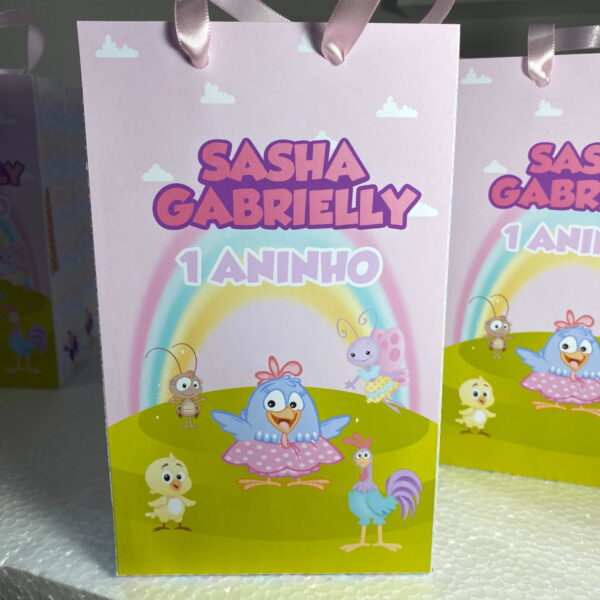 Arquivo de Corte Sacolinha Galinha Pintadinha