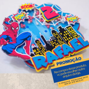 Arquivo De Corte Shaker Topo De Bolo Homem Aranha