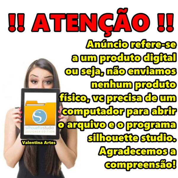 Arquivo de Corte Silhouette - Topo Chá Revelação Elefantes - Image 2