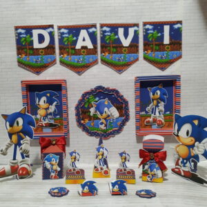Arquivo de corte Sonic em studio e PDF