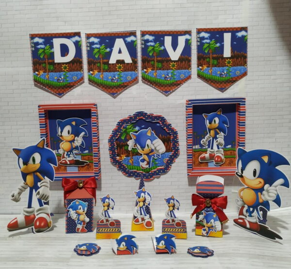 Arquivo de corte Sonic em studio e PDF