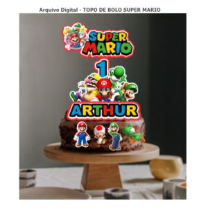 Arquivo de Corte Super Mario Personalizado