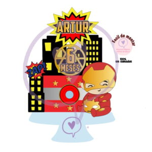 Arquivo de Corte Topo Baby Homem de Ferro 1