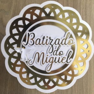 Arquivo de corte topo batizado
