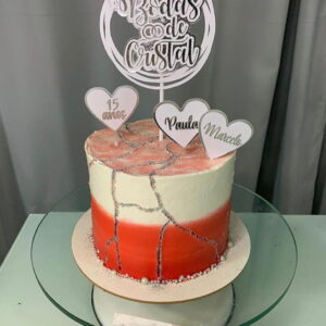 Arquivo de corte topo Bodas de Cristal 2x1