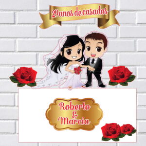 Arquivo de Corte Topo Bolo Casamento Studio 003