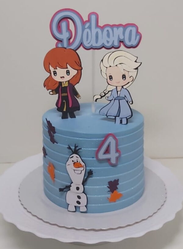 Arquivo de corte topo bolo Frozen 2