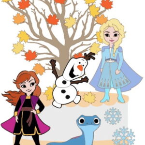 Arquivo de Corte Topo Bolo Frozen 2