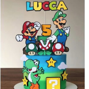 Arquivo de Corte Topo Bolo Mario Bros