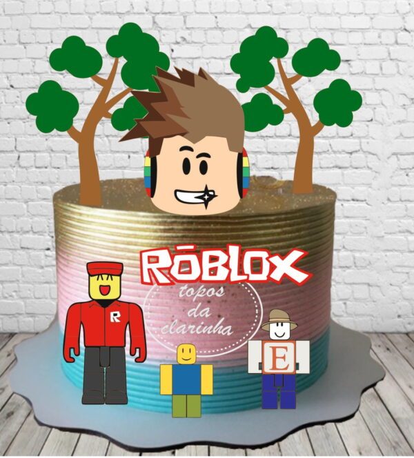 Arquivo de Corte Topo Bolo Roblox Camada