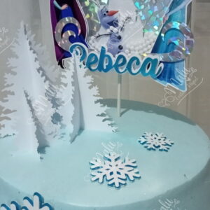 Arquivo de Corte Topo Bolo Shaker Tema Frozen