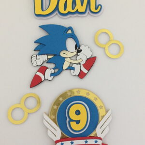 Arquivo de corte topo bolo sonic