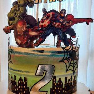 Arquivo de corte Topo Bolo Vingadores