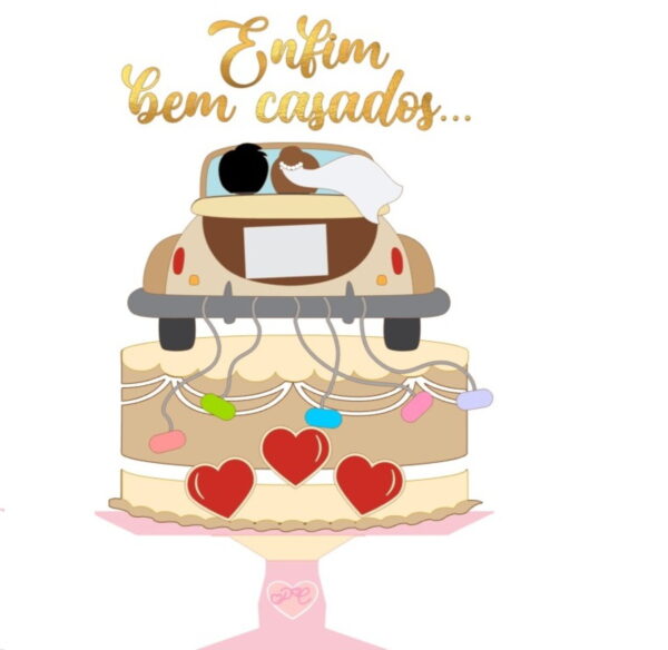Arquivo de corte topo casamento