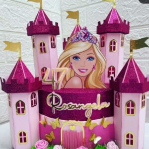Arquivo de Corte Topo de Bolo Barbie #3