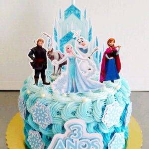 Arquivo de Corte Topo de Bolo Ana e Elsa Frozen -005