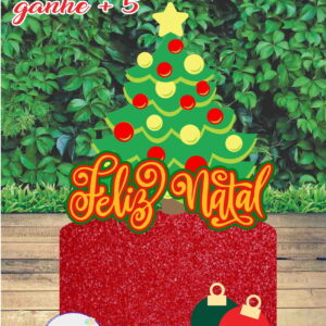 Arquivo de Corte Topo de Bolo Árvore de Natal