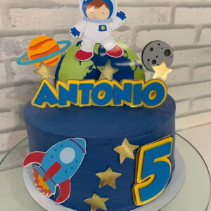 Arquivo De Corte Topo De Bolo Astronauta