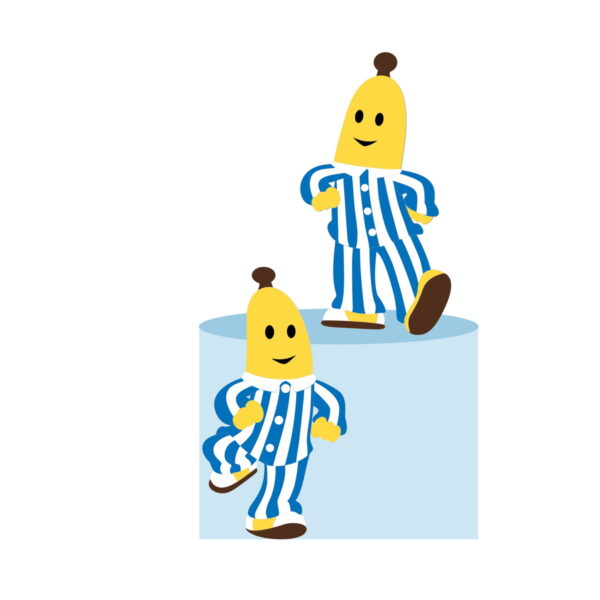 Arquivo de Corte - Topo de Bolo (bananas de Pijamas) 1