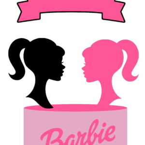 Arquivo de corte Topo de bolo Barbie 04