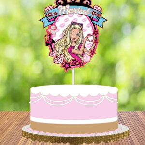Arquivo de Corte Topo de Bolo Barbie 04