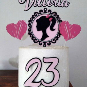 Arquivo de Corte Topo de Bolo Barbie 1