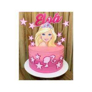 Arquivo de Corte - Topo de Bolo (barbie) 2