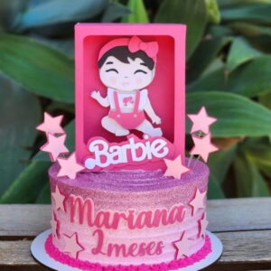 Arquivo de Corte Topo de Bolo Barbie Baby