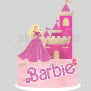 Arquivo de Corte Topo de Bolo Barbie em Camadas - Bf