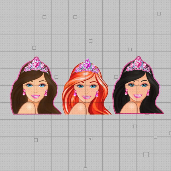 Arquivo de Corte Topo de Bolo Barbie Morena-ganhe +3 Produto - Image 2