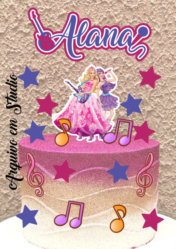 2 Arquivos - Studio - Topo de Bolo Barbie Pop Star