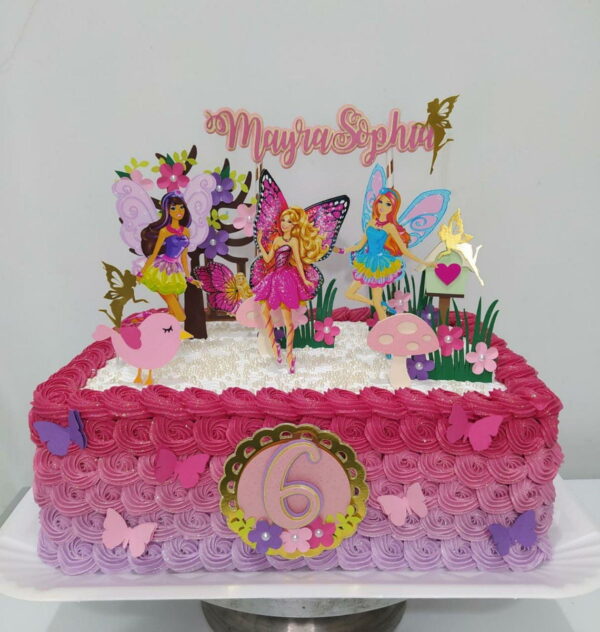 Arquivo de Corte Topo de Bolo Barbie