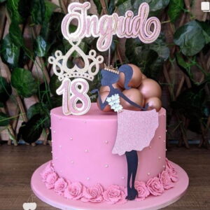 ARQUIVO DE CORTE TOPO DE BOLO Barbie princesa