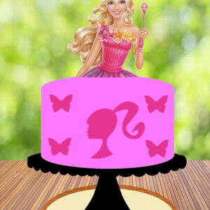 Arquivo de Corte Topo de Bolo Barbie Princesa