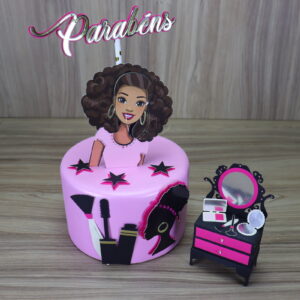 Arquivo de Corte Topo de Bolo Barbie Studio #5714