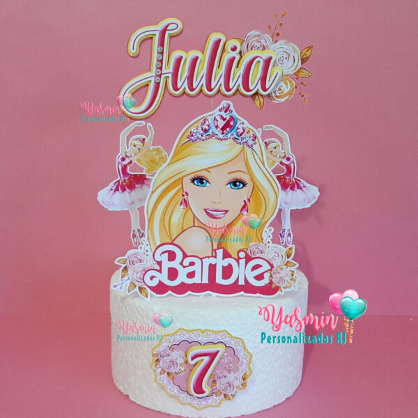 Arquivo de Corte Topo de Bolo Barbie