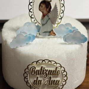 Arquivo de Corte Topo de Bolo Batizado 03