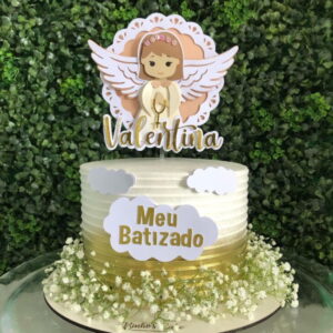Arquivo De Corte Topo De Bolo Batizado 949