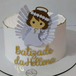 Arquivo de Corte Topo de Bolo Batizado
