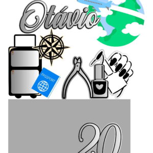 Arquivo de Corte Topo de Bolo Boa Viagem 01