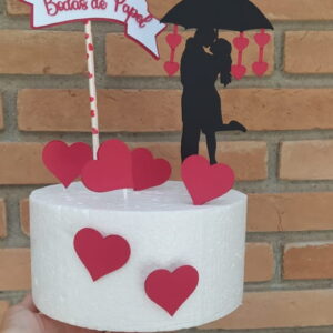Arquivo de Corte Topo de Bolo Bodas de Papel