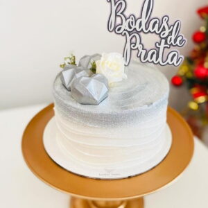 Arquivo de Corte Topo de Bolo Bodas de Prata