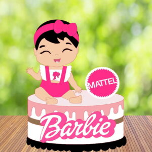 Arquivo de Corte Topo de Bolo Boneca Barbie
