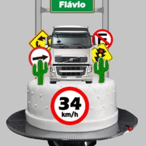 ARQUIVO DE CORTE TOPO DE BOLO CAMINHONEIRO