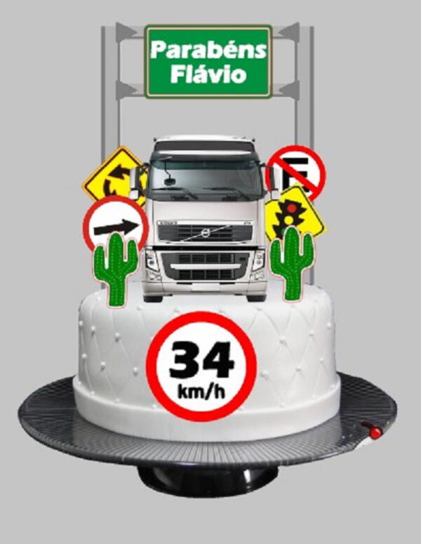 ARQUIVO DE CORTE TOPO DE BOLO CAMINHONEIRO