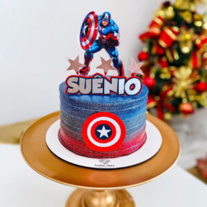 Arquivo De Corte Topo De Bolo Capitão America Simbolo