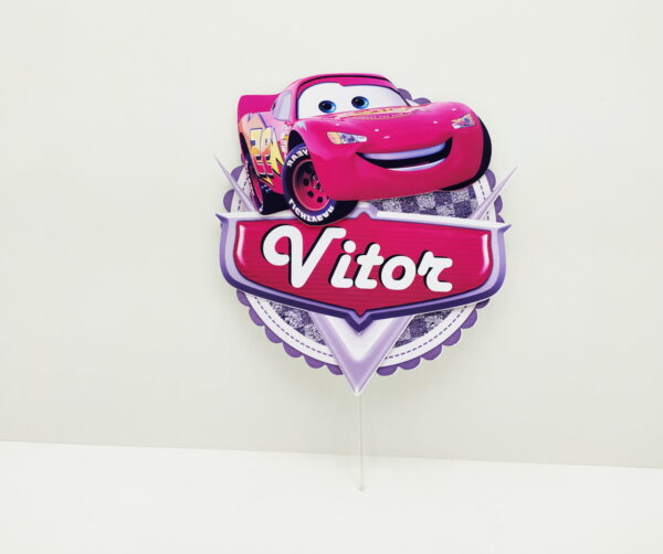 Arquivo de Corte topo de bolo Carros 04 - Studio e PDF