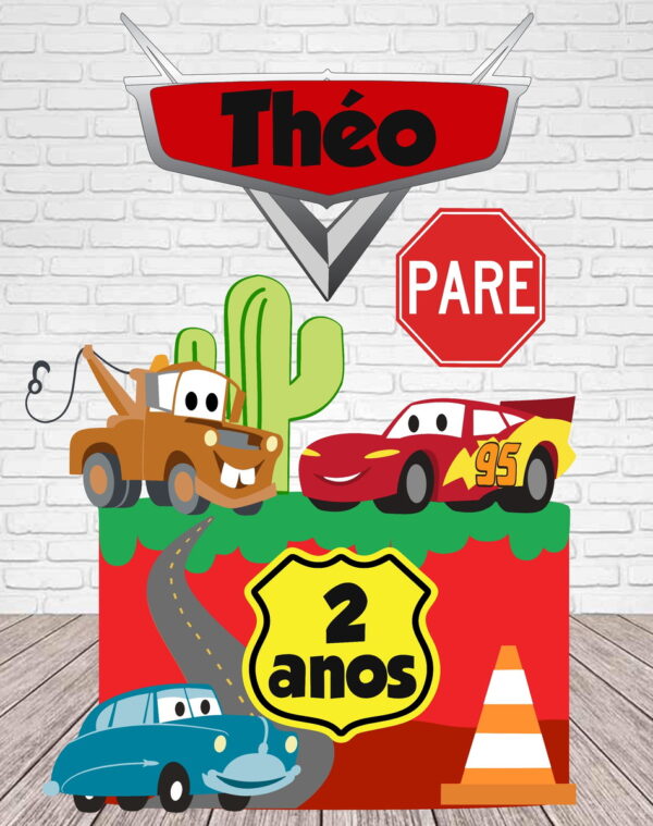 Arquivo de Corte Topo de Bolo Carros em Camadas #1821#