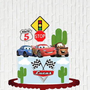 Arquivo de Corte Topo de Bolo Carros Mcqueen