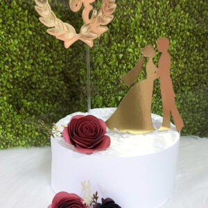 Arquivo de corte topo de bolo casamento